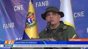 Video: Fuerza Armada no será «árbitro» en elecciones de Venezuela, dice jefe militar