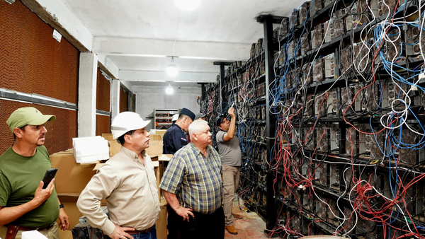Intervienen criptominería de gran envergadura en San Pedro