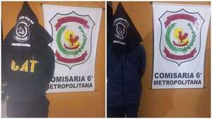 Robaban celulares en semáforos y tras persecución fueron detenidos - Policiales - ABC Color