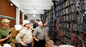 Desmantelan criptominería ilegal de gran envergadura en San Pedro - Noticiero Paraguay