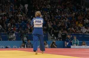 Gabriela Narváez fue eliminada por la judoca número 2 del mundo - Polideportivo - ABC Color