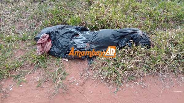 Hallan cadáver envuelto con una carpa negra en Cerro Cora'i