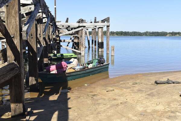 Ayolas: Río Paraná seguirá en descenso, según predicciones hidrológicas - Nacionales - ABC Color