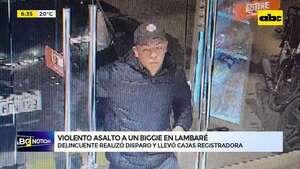 Lambaré: Delincuente realizó disparos y llevó cajas registradoras de local comercial - ABC Noticias - ABC Color