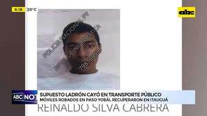 Video: Supuesto ladrón cayó en transporte público   - ABC Noticias - ABC Color