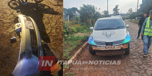 INCAUTARON VEHÍCULO QUE HABRÍA ESTADO INVOLUCRADO EN GRAVE ACCIDENTE - Itapúa Noticias