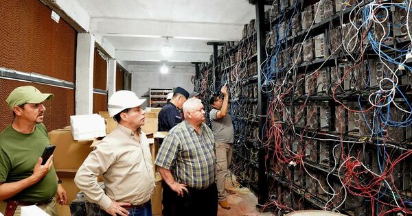 La Nación / Intervienen criptominería que operaba de manera ilegal en San Pedro