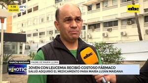 Video: Joven con leucemia ya recibió costoso medicamento - ABC Noticias - ABC Color