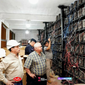 INTERVIENEN CRIPTOMINERÍA DE GRAN ENVERGADURA EN SAN PEDRO - TVS