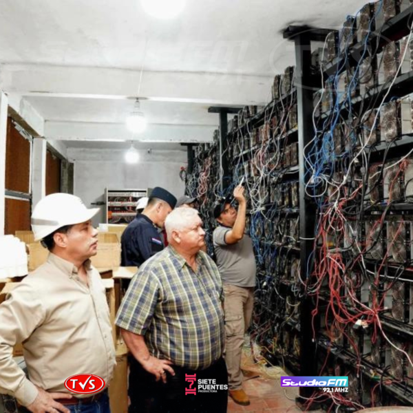 INTERVIENEN CRIPTOMINERÍA DE GRAN ENVERGADURA EN SAN PEDRO - TVS