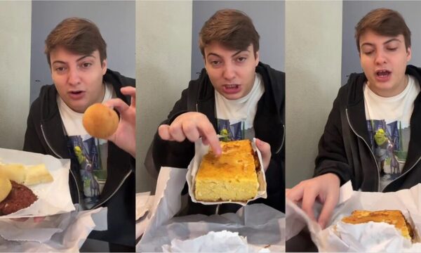 [VIDEO] Tiktoker curepa dijo que nuestra comida es “rara” y que le pareció probar “carne cruda”