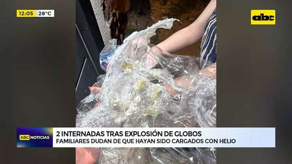 Video: 2 internadas tras explosión de globos - ABC Noticias - ABC Color