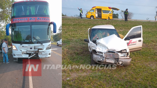 ACCIDENTE DE TRÁNSITO EN CARMEN DEL PARANÁ DEJA UN HERIDO - Itapúa Noticias
