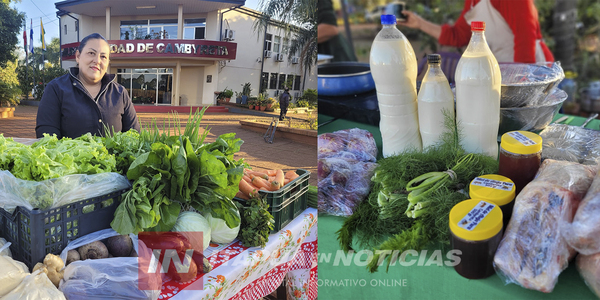20 FAMILIAS SE BENEFICIAN DE LAS FERIAS DE PRODUCTORES Y ARTESANOS EN CAMBYRETÁ - Itapúa Noticias