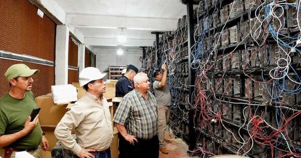 La Nación / Intervienen criptominería que operaba de manera ilegal en San Pedro