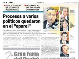“Justicia” sumisa con Calé e implacable con la prensa - Política - ABC Color