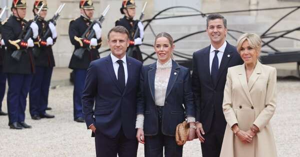 La Nación / Peña se reunió con Macron, Infantino y Azoulay en París