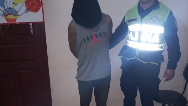 Policía detiene a un hombre por intento de feminicidio en Guairá