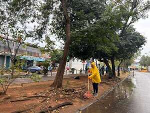 Voluntarios realizan una jornada de limpieza en Asunción - Nacionales - ABC Color