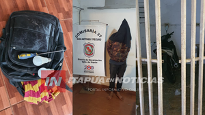 APREHENDIERON A UN SUJETO POR HURTAR OBJETOS EN ENCARNACIÓN  - Itapúa Noticias