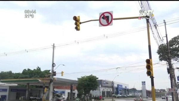 Se prohibirá el giro a la izquierda en la avenida Eusebio Ayala y Cedro - SNT