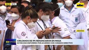 Cirujanos de IPS renunciaron en masa: están disconformes por acuerdo con consejo directivo - ABC Noticias - ABC Color