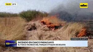 Incendio en Chaco paraguayo: el fuego ingresó del parque Otuquis de Bolivia - ABC Noticias - ABC Color
