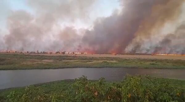 Sin reporte de fuego en territorio paraguayo fronterizo con Bolivia - Nacionales - ABC Color