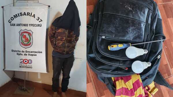 Sorprenden a delincuente con las "manos en la masa"