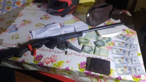 Incautan armas y evidencias tras millonario robo en Coronel Bogado