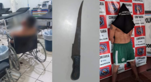 Discutió con su “amigo” y le cortó la oreja con un machetillo