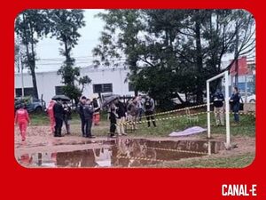 HALLAN MUERTO A UN HOMBRE EN CANCHITA DE UNA ESCUELA