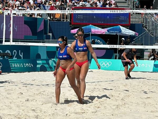 Paraguay perdió en el histórico debut del Vóley de playa - Polideportivo - ABC Color