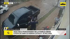 Concepción: roban G. 90 millones a empleado de la familia Denis  - ABC Noticias - ABC Color
