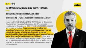 Contraloría reporta a Fiscalía irregularidades en DDJJ de Mario Abdo Benítez   - ABC Noticias - ABC Color