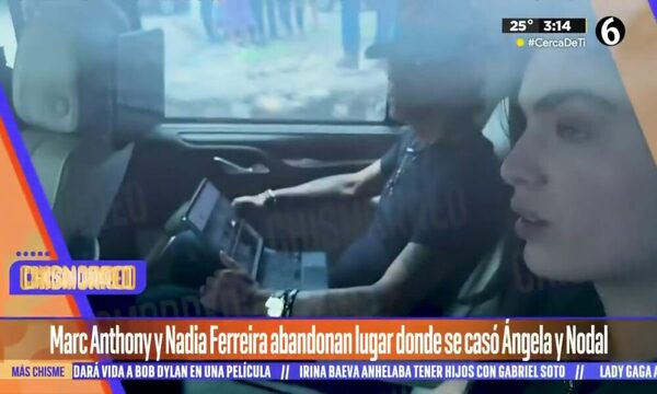[VIDEO] Trataron de “pesada” a Nadia Ferreira por tapar la cámara de un cronista de TV