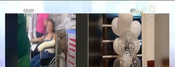 Internadas por la explosión de globos - SNT