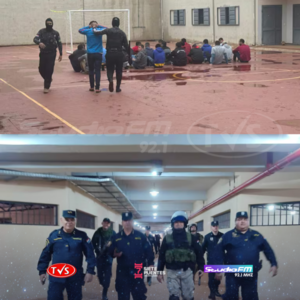 AMOTINAMIENTO DE LA REDUCIDA POBLACIÓN DEL NUEVO CENTRO DE REINSERCIÓN DE MINGA GUAZÚ - TVS