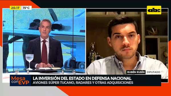 Video: el diputado Rubén Rubín sobre el plan de comprar aviones Súper Tucano y radares - Mesa de Periodistas - ABC Color