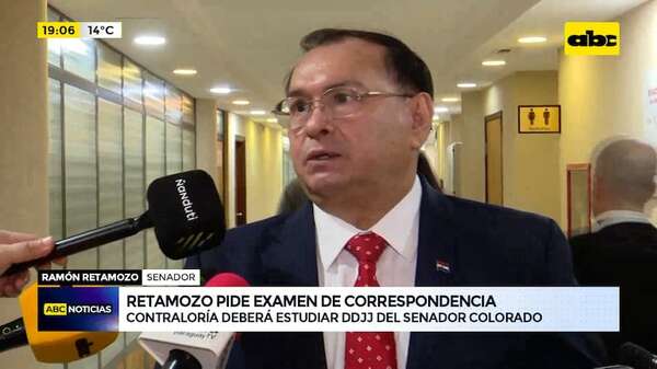 Video: el senador Retamozo pide examen de correspondencia a Contraloría - ABC Noticias - ABC Color