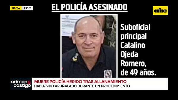 Video: falleció el segundo policía herido tras allanamiento en Santaní - Crimen y castigo - ABC Color