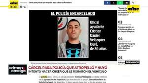 Video: cárcel para el policía que atropelló, mató y huyó en Ñeembucú - Crimen y castigo - ABC Color