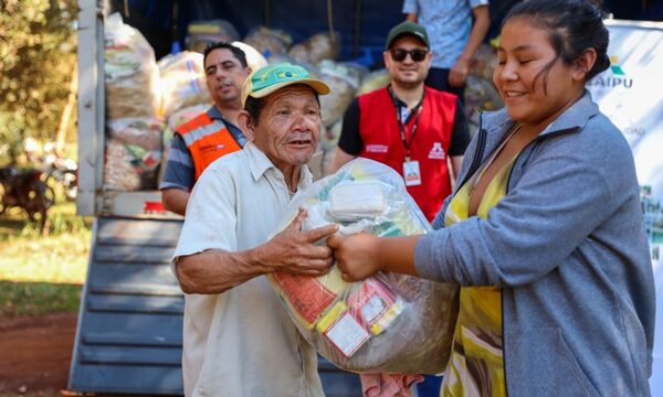 Con apoyo de Itaipú, entregan más de 500 kits de alimentos a comunidades indígenas de Itakyry – Diario TNPRESS