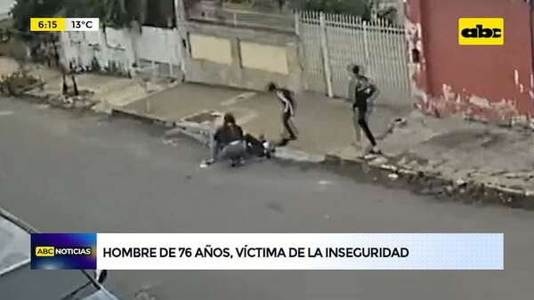 Video: Hombre de 76 años, fue víctima de inseguridad - ABC Noticias - ABC Color