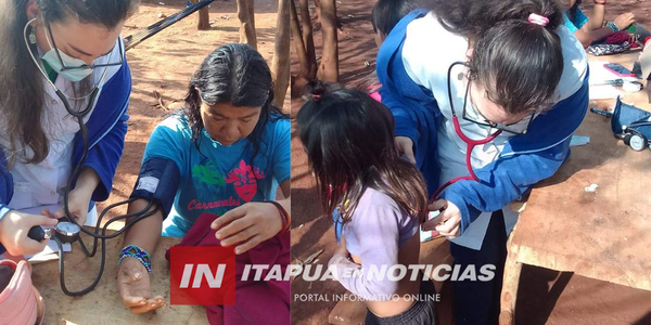 BRIGADA MÉDICA ASISTE A LA COMUNIDAD DE YSYRY MIRÎ EN MAYOR OTAÑO - Itapúa Noticias
