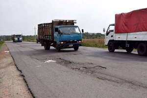 Reiteran al MOPC pedido urgente de reparación de la deteriorada ruta PY01, tramo Paraguarí-Carapeguá  - Nacionales - ABC Color