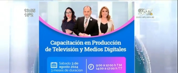 Capacitación en Producción de Televisión y Medios Digitales - SNT