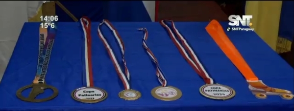 Promesa del patinaje artístico en Luque - SNT
