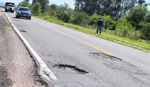 Reclaman urgente reparación de la ruta PY01 en Paraguarí