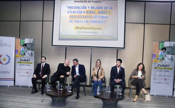 Presidente de la CSJ participó en la presentación de una campaña de prevención de la trata de niños, niñas y adolescentes